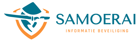 Samoerai met logo